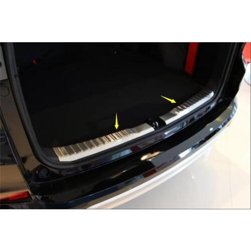 Yimaautotrims Rear Trunk Tail Tailgate Scuff Plate Inner Door Sill Cover Trim Fit For Honda CRV CR-V 2015 2016 Stainless Steel
