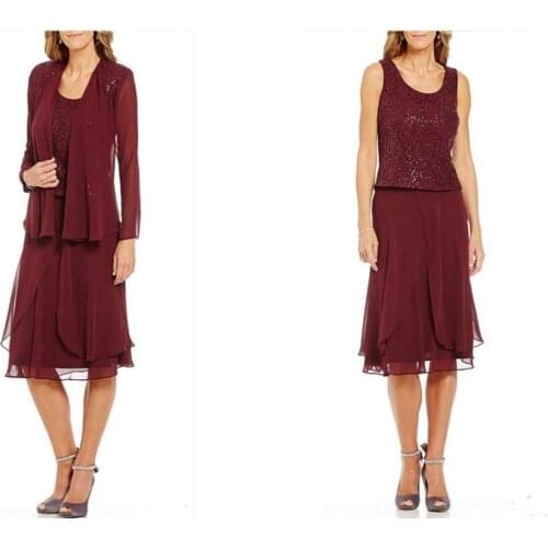 Plus Size Mother Of The Bride Dresses 2021 Wedding Party Gown long Sleeve Chiffon robe mere de la mariee Gift For Women