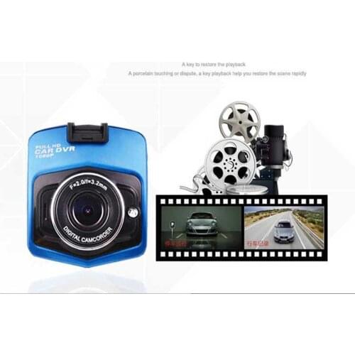 Mini 2.4'' Car DVR Video With Night Vision Front And Rear Camera Recorder Full HD 1080P G-Sensor Camcorder Recorder Dash Cam