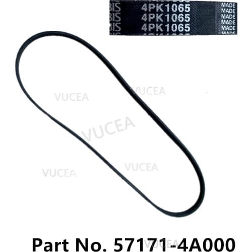 4PK 1065 57181-4A000 Power steering oil pump belt For Hyundai LIBERO H-100 TRUCK H-1 GRAND STAREX K2500 K2700 K2900 K3000