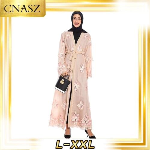 Abaya Tturkish Moroccan Kaftan Gown Fashion Simple Caftan Marocain Pink Print Loose Lbaya Femme Musulman Robe M