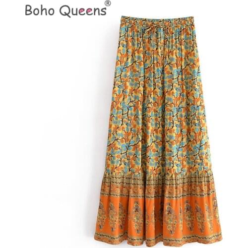 High Waist Skirts For Women BOHO QUEENS China