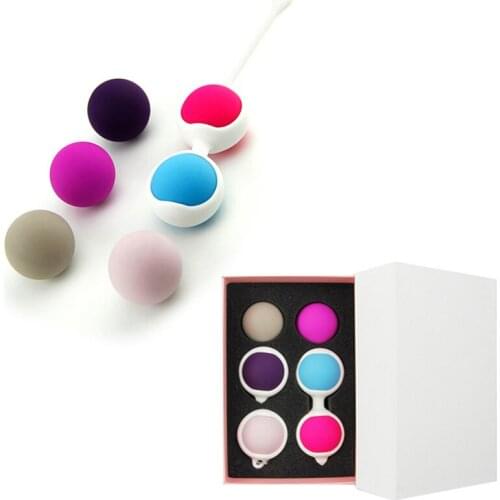 Kegel Balls Ben Wa Balls Love Eggs Exerciser Pelvic Floor Muscle Sex Toy Kit Set Of 6 Pcs Vagina Tight Simulator Dumbbell Ball