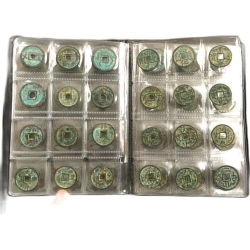 Collection of Chinese Ancient Coins 120 Copper Coins of Chinese Ancient Dynasties