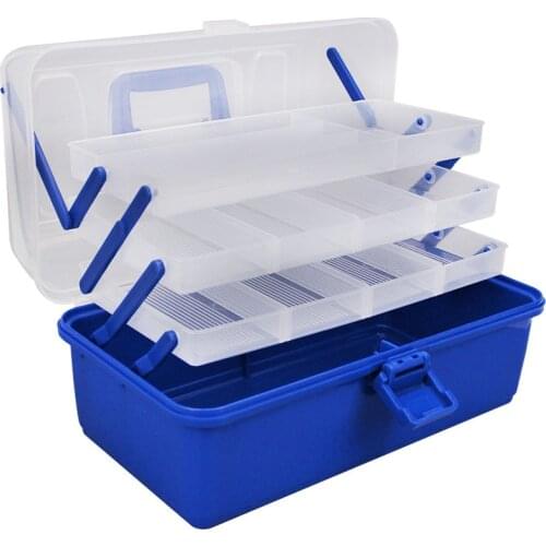 36cm*21cm*20cm Portable 4-Layer Multifunction High Quality Outdoor Fishing Tackle Boxes Toolbox Box Fishing Storage Box