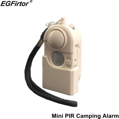 Security Alarm Camping Travel Infrared Motion Sensor Detector Portable Mini Protection Hotel Anti-theft Window Prevent Intrusion
