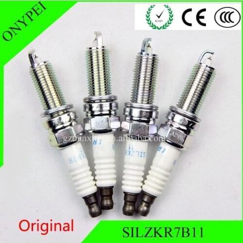Original 4PCS/LOT SILZKR7B11-9723 Iridium Plug SILZKR7B-11 Spark Plugs For Hyundai SILZKR7B11 9723 SILZKR7B 11