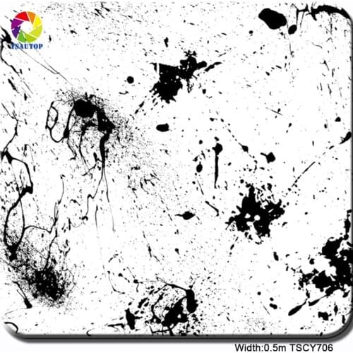 Free shipping TSAUTOP Size 0.5m x 2m Graffiti hydro graphic water transfer printing film printable water transfer film TS706
