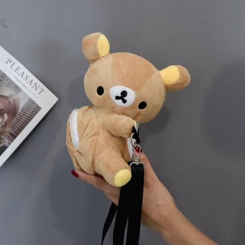 Plush Bag Kawaii Messenger Bag Cartoon Bag for Christmas Gift Small Bag Female Cute Cartoon Shoulder Bag