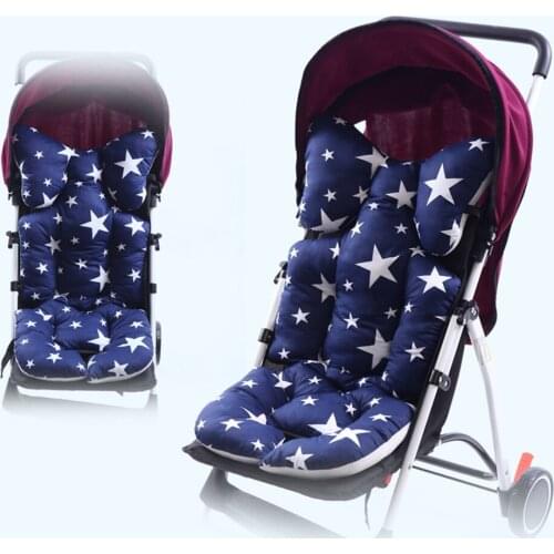 New Thicken Baby Stroller Seat Cushion Car Seat Pad Cotton Mattresses Pillow Infant Carriage Cart Soft Pad Trolley Chair Cushion