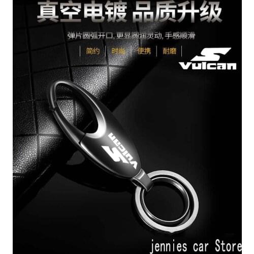 Universal fashion motorcycle Alloy Keyring Keychain for Kawasaki VULCAN s 650 VN 800 1500 900 Accessories