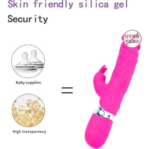 A89 Rabbit Vibrator G-Spot Womens Masturbator 7 Speed USB Rechargeable Powerful Dildo Female Stimulation Massage Adult Sex Toys