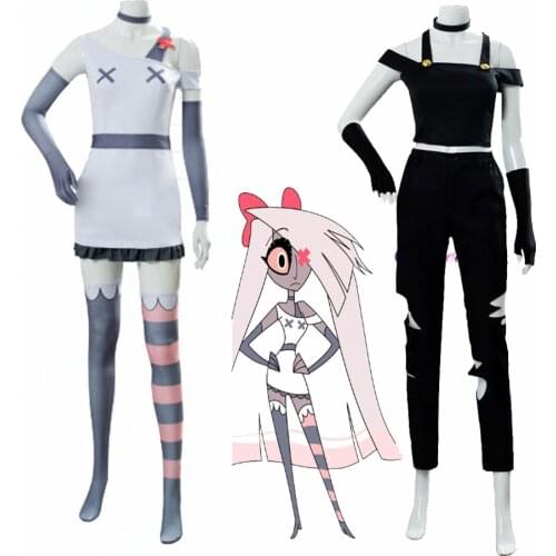 Hazbin Cosplay Hotel VAGGIE Cosplay Costume Suit Carnival Halloween Women Female Uniform