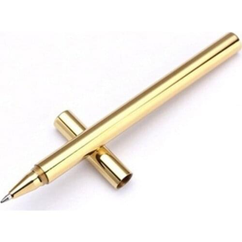 10 pcs Outdoor camping equipment Handmade Pocket Tactical Brass Pen Waterproof self-defense tool EDC Survival Kit for hiking