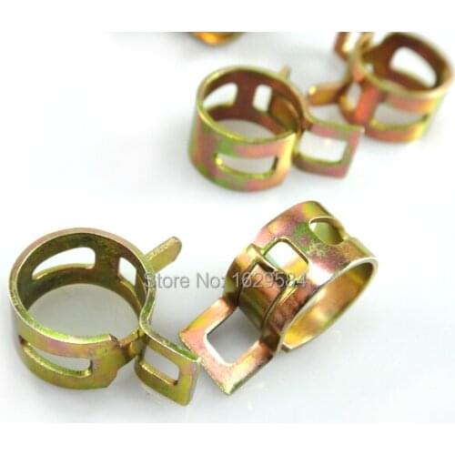 10x 9/16" 14mm Vacuum Spring for Clip Action Hose Clamps