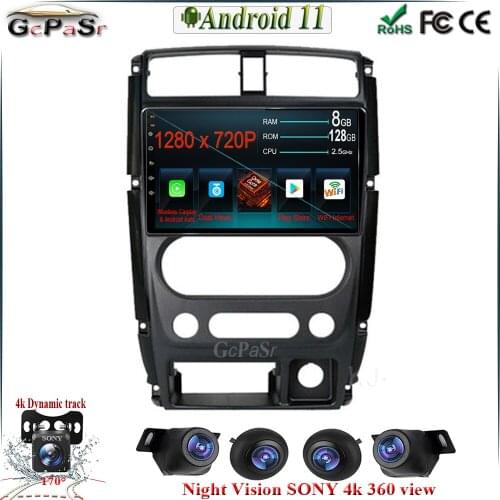 CARPLAY 6G+128G 9" Android 10 Car Radio Player for Suzuki Jimny 2007 2012 NO DVD