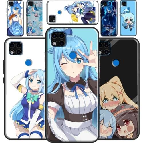 Anime Konosuba Aqua For Xiaomi Redmi 9C 9A 8A 9 Case For Redmi Note 8T 9S 7 Note 9 Pro Note 8 Pro Cover