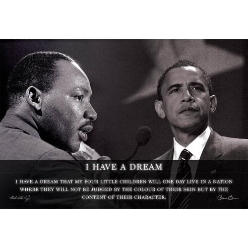 Obama Inspirational Motivational Quotes 2 Silk Fabric Wall Poster Art Decor Sticker Bright