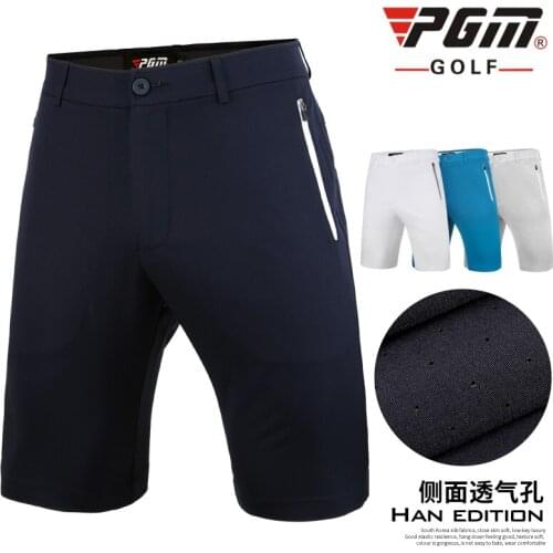 Elastic Golf Shorts MenS Sports Shorts Breathable High Stretch Golf Shorts Man Comfortable Anti-Sweat Sports Short Pants