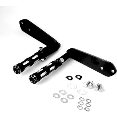 Highway Shallow Cut Footpeg With Mount Kit Fit For Harley Dyna FXDC FXD FXDL FXDB 91-16