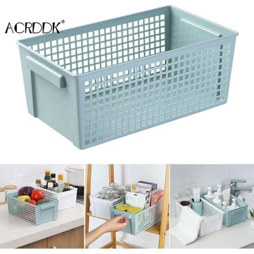 Hollow Storage Baskets Bathroom Shelf Baskets Kitchen Organizing Pantry Storage Bins Household FC