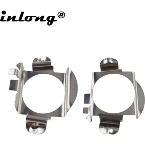 Inlong 2pcs Base H7 Adapter for Volkswagen Tiguan H7 Bulb LED Adapter Holder Socket for Volkswagen Touran Car Styling