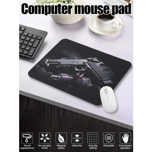 Cool USB Mouse Pad Mat Anti-Slip Rubber Base Comfort Gaming Mouse Pad For Laptop PC Computer