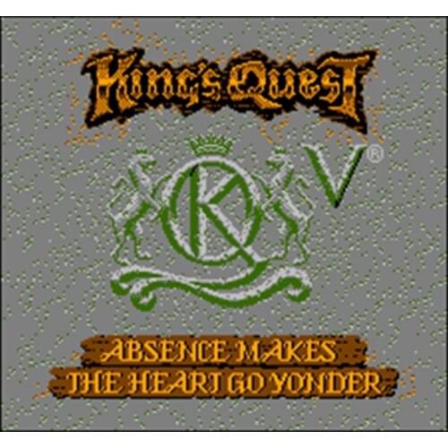 Kings Quest V 60 Pins English Version Game Cartridge for 8 Bit 60pin Game Console