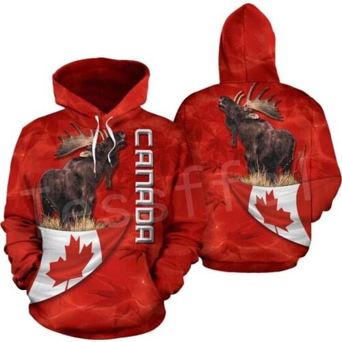 Tessffel Country Flag Canada Symbol Maple leaf Colorful Pullover Men/Women Tracksuit zipper Jacket 3Dprint Streetwear Hoodies 18