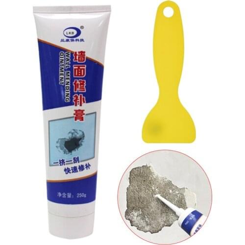 Wall Mending Ointment with Scraper Wall Patch Fix Cream Instant Wall Repairing Paste Fix Ready-Mixed For Walls Peeling