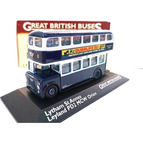Atlas 1:76 Lytham St Annes Leyland Pd2 MCW Orin Bus Alloy Metal Diecast Cars Model Toy Vehicles For Children Boy Toys gift