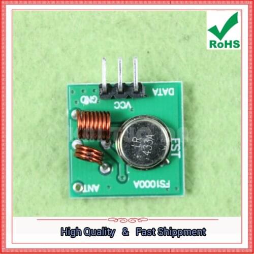 433M Transmitter Module 433MHZ Wireless Transmitter Module Super Regeneration 433 mhz board (D2A5)