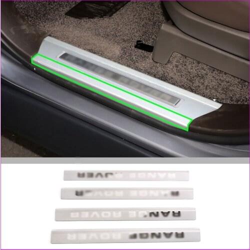 Sill Bar Welcome Pedal External Welcome Pedal Door Sill Threshold Strip Bar For Land Rover Range Rover Vogue Stainless Steel