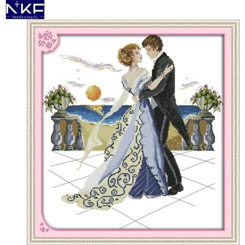 NKF Perfect Partners Chinese Cross Stitch DIY Kits Counted Cross Stitch Kits for Embroidery Cross Crafts Hobby Cross Stitch Sets