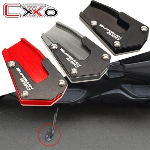 2021 New motorcycle accessories Stand Extension plate For For suzuki burgman 650 executive AN650 2013-2018 2019 2020
