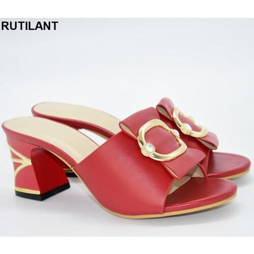 New Arrival Italian Style Slingbacks African Woman Slippers Simple Party Prom Summer Sandals Italy High Heels Women Wedding Shoe