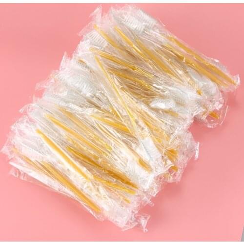 New 100 Individually Packed Toothbrushes Adult Or Child Disposable Travel Toothbrushes, Travel Toiletries