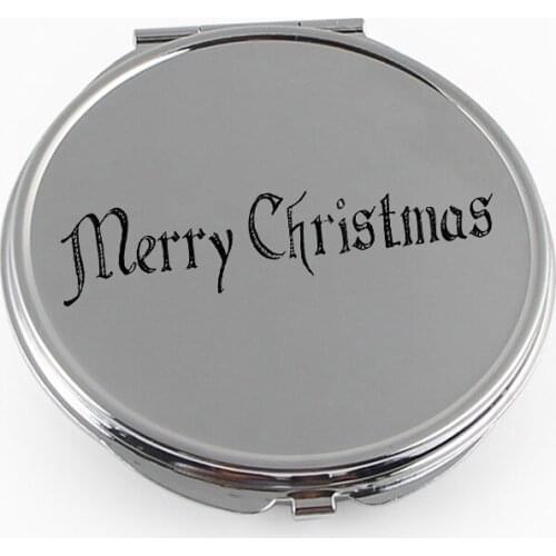 Wholesale Silver Portable Custom Pocket Mirror 50/Lot#18122-1