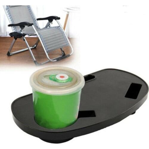 Portable Outdoor Picnic Folding Chair Mounted Phone Holder Cup Storage Tray One Cup Chair Side Tray Holder