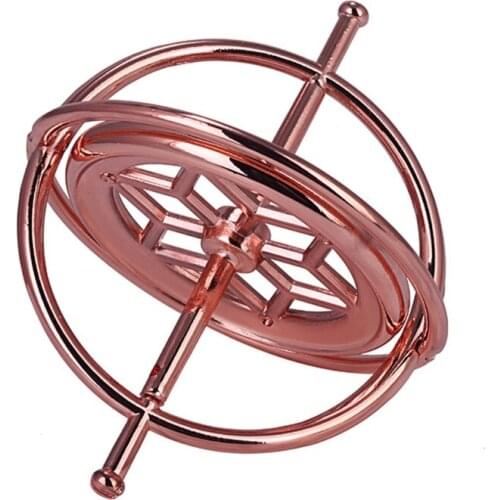 Anti-Pressure Novelty Gags Handhold Finger Gyroscope Hand Spinner Toy Non-dust