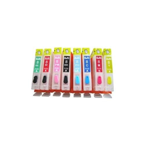 Einkshop CLI-8 CLI 8 Empty Refillable ink Cartridges for Canon PIXMA PRO 9000 PRO9000 Mark II printer