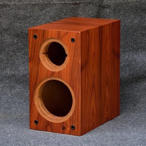 1 Pair Rosewood veneer 5 inch 6.5 inch 7 inch 8 inch bookshelf speaker empty box HIFI speaker shell modified hole as required