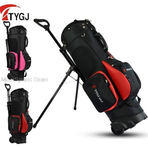 Pgm Golf Bag Men Women Portable Golfer Rack Stand Bags Ultra-Light Golf Club Set Pack Can Hold 13 Clubs Sport Travel Package