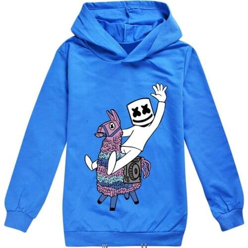 DJ Marshmello 3D Printed Hoodie for Kids New Sweatshirt Childrens Long Sleeve Streetwear Boys Girl Clothing Tees Cool Tops