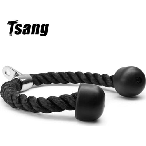 Tricep Rope Abdominal Crunches Cable Pull Down Laterals Biceps Muscle Training Fitness Body Building Gym Pull Rope Men Home Gym