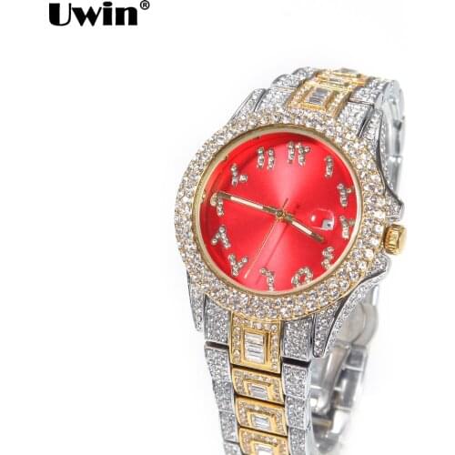 UWIN Mens Stainless Steel Watch