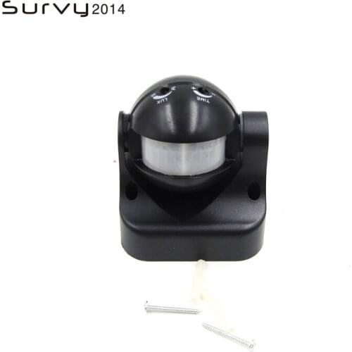 180 Degree Light Switch Outdoor Security PIR Infrared Motion Sensor Detector Movement Switch Black/White 220-240V 50Hz