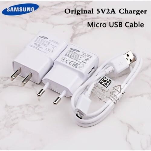 For Samsung Charger Travel Wall Adapter 5V2A Charge Micro USB Cable For Galaxy S6 S7 Edge J3 J5 J7 Note 4 5 A3 A5 A7 2016