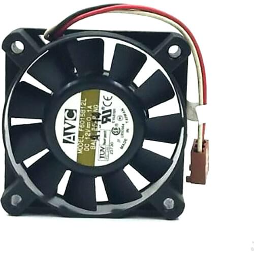1pcs F6015B12L 6015 60mm 6cm motherboard fanDC 12V 0.1A axial cooling fan