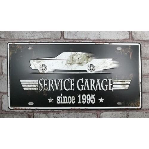 1 pc Service garage car repair Shop plaques Tin Plate Sign plate wall man cave Decoration Metal Art dropshipping Poster metal